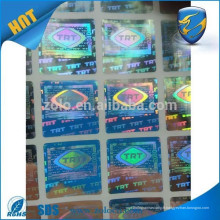 Anti-contrefaçon label / hologramme 10ml flacon étiquette hologramme